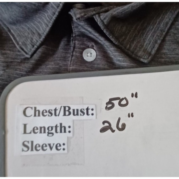 Pebble Beach Performance Polo Shirt Men's XL Black Striped Golf Bowling Athletic - Picture 7 of 7